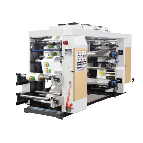 Máquina de impresión flexográfica de 4 colores
