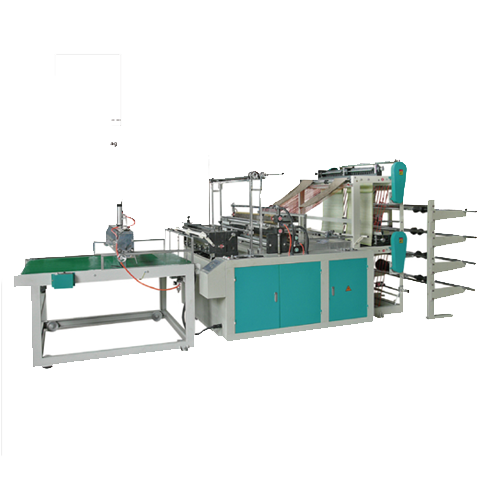 SCN-DF máquina de fabricación de bolsas de sello inferior de cuatro hilos de doble capa